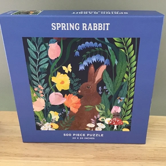Spring Rabbit Puzzle 500pc - Picture 1 of 4
